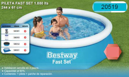 Imagen de PILETA REDONDA 2.44M X 61CM 11.24